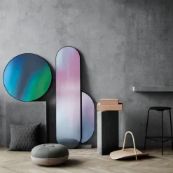 Sale Fritz Hansen Espejo redondo Studio Roso, verde Multi