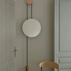 Online New Works Espejo Rise and Shine, Natural oak-brass weight Beige