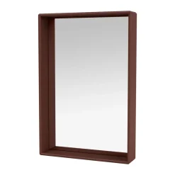 Hot Montana Espejo Shelfie colour frame 46,8x69,6 cm, Masala Marrón
