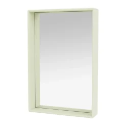 Best Montana Espejo Shelfie colour frame 46,8x69,6 cm, Pomelo Verde