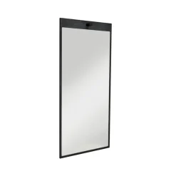 New Essem Design Espejo Tillbakablick rectangular, Negro