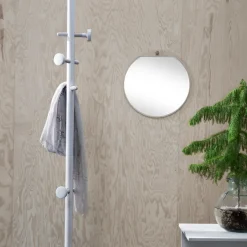 Online Essem Design Espejo Tillbakablick redondo, Abedul Beige