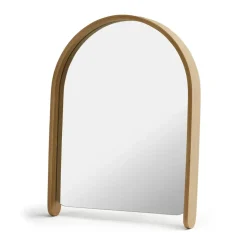 New Cooee Design Espejo Woody 32x41 cm, Oak Marrón