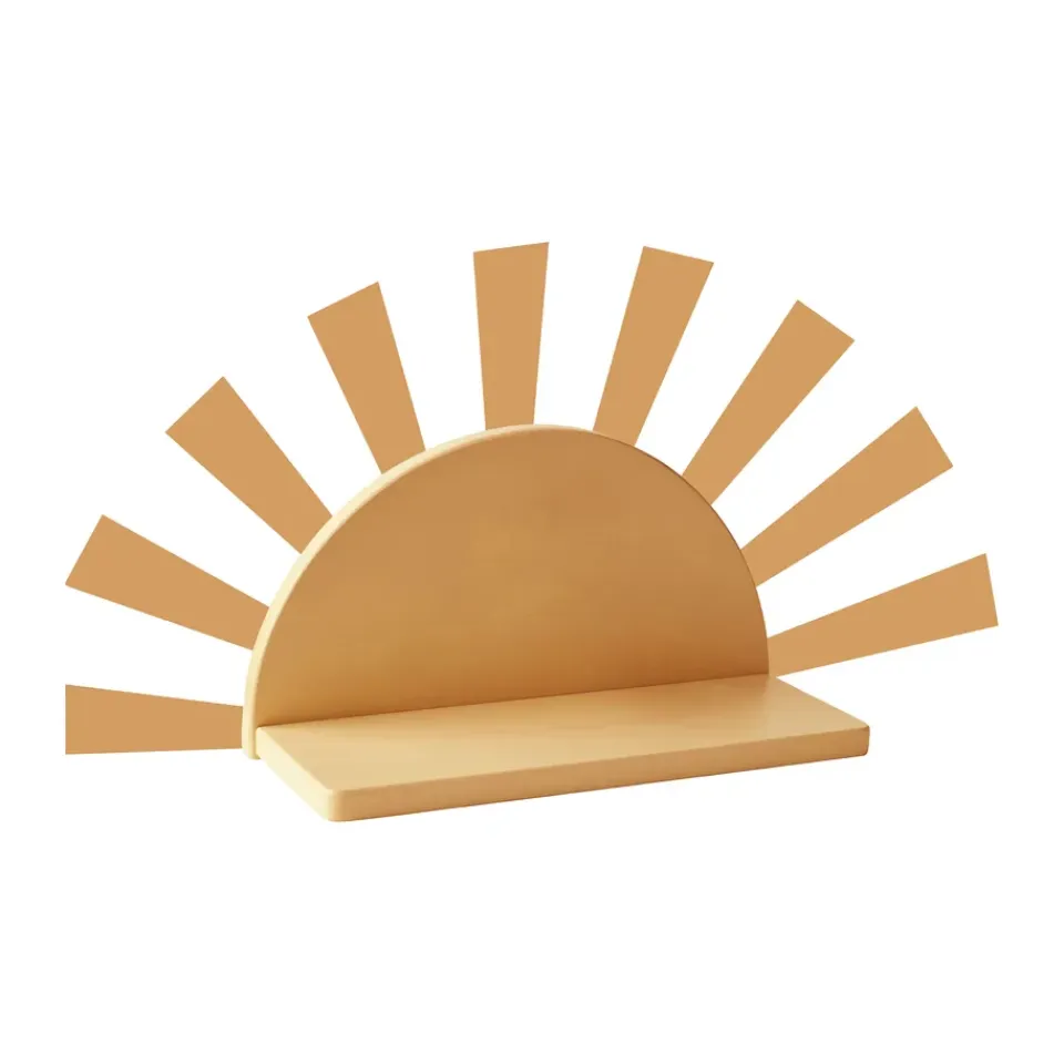 Best Kid's Concept Estante circular Star con pegatinas, Senap Amarillo