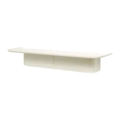 New HAY Estante de pared Korpus 7 hooks L, Cream Blanco