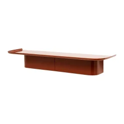 Online HAY Estante de pared Korpus 7 hooks L, Brick red Rojo