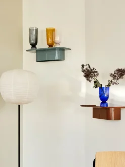 HAY Estante de pared Korpus 4 hook M, Cream Blanco