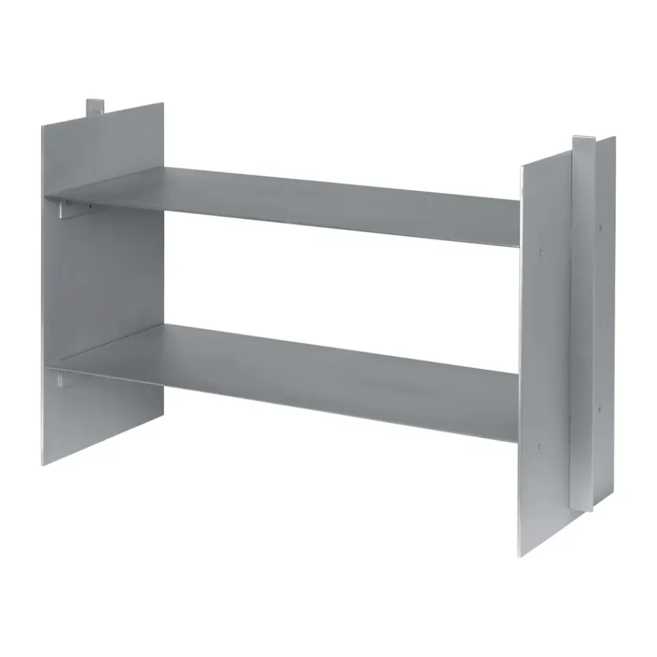 Discount Ferm Living Estante de pared Lager 26x77 cm, Aluminio Plateado