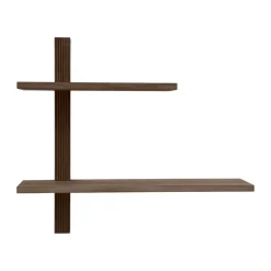 Discount Andersen Furniture Estante de pared Phase, Roble ahumado aceitado, 68x18x55 cm Marrón
