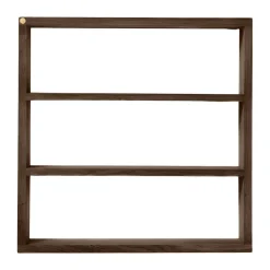 Clearance Andersen Furniture Estante de pared Sector , Roble ahumado aceitado, 50x50x10 cm Marrón