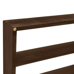 Clearance Andersen Furniture Estante de pared Sector , Roble ahumado aceitado, 50x50x10 cm Marrón