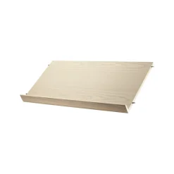 Clearance String Estante para revistero madera, Chapa de fresno, 78x30 cm Beige