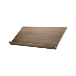 String Estante para revistero madera, Nogal, 78x30 cm Marrón