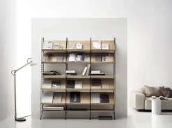Outlet String Estante para revistero madera, , 58x30 cm Blanco