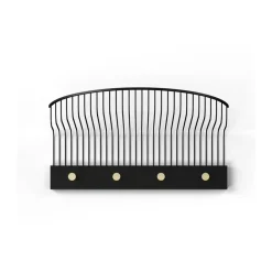 Hot KLONG Estante para sombreros Lunett, Negro