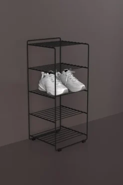 Online Maze Estante para zapatos Shoescraper, Negro