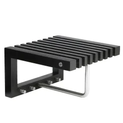 Hot Fritz Hansen Estante perchero Cutter mini, roble lacado Negro