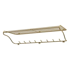 Best Maze Estante perchero Hat Rack L, latón Color dorado