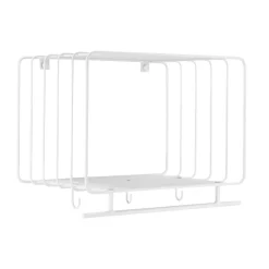 Hot Scandi Living Estante perchero Nod 45 cm, White Blanco