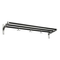 Online Essem Design Estante perchero o zapatero Nostalgi , roble teñido de negro-aluminio NegroPlateado