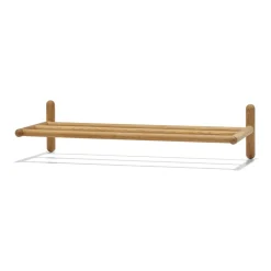 Discount Stolab Estante perchero o zapatero Miss Holly 73 cm, Aceite natural Beige