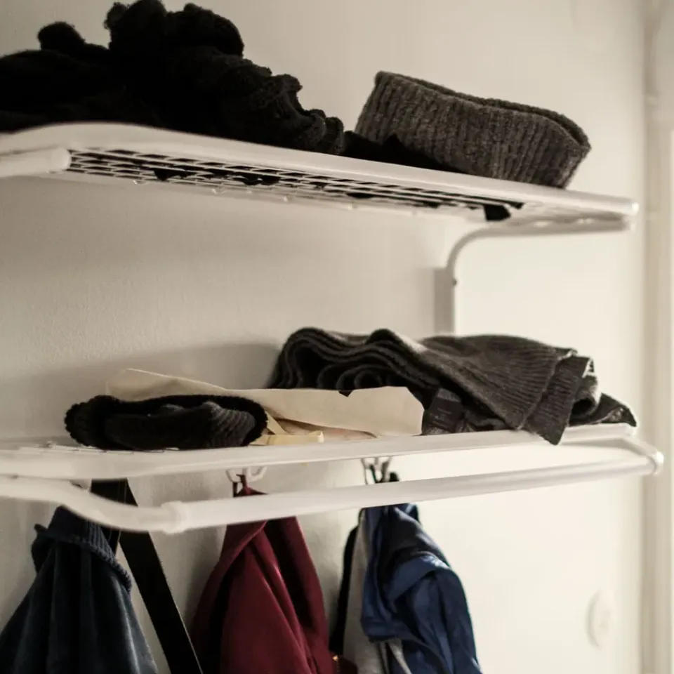 Online Essem Design Estante sombrerero Classic 650, /cromo, 2 niveles, 80 cm Negro