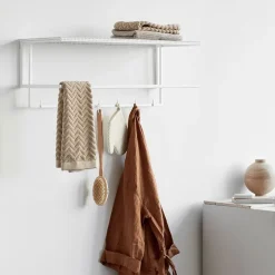 New Kristina Dam Studio Estante sombrerero Grid, White Blanco