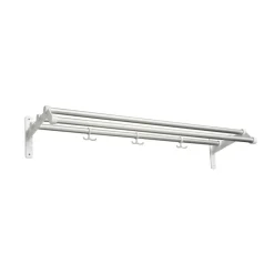 Sale Essem Design Estante sombrerero Nostalgi 291, Aluminio, base blanca Plateado