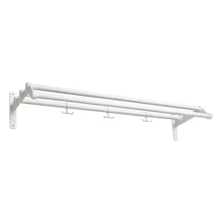 Essem Design Estante sombrerero Nostalgi 291 100 cm, - Blanco