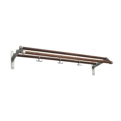 Sale Essem Design Estante sombrerero Nostalgi 291, Nogal, base de aluminio Marrón
