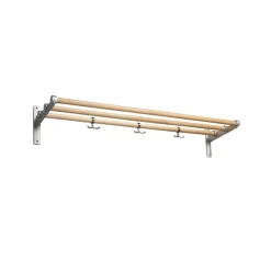 Sale Essem Design Estante sombrerero o zapatero Nostalgi, Abedul, soportes aluminio Beige