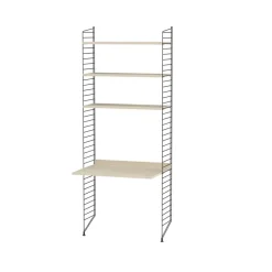 Clearance String Estante , Fresno, 78x30 cm, paquete de 3 Beige