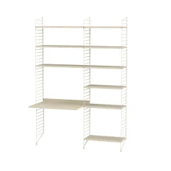 Hot String Estante , Fresno, 78x30 cm, paquete de 3 Beige