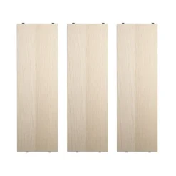 Clearance String Estante , Fresno, 58x20 cm, paquete de 3 Beige