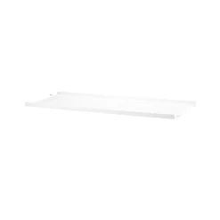 String Estante metal, , 78x30 cm, borde bajo Blanco