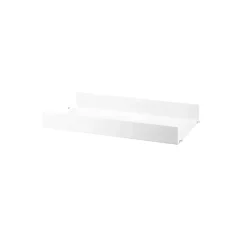 Online String Estante metal, , 58x30 cm, borde alto Blanco