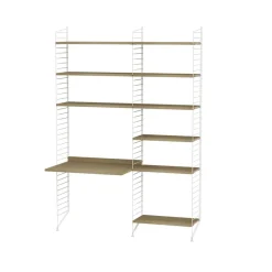 Outlet String Estante , Roble, 78x30 cm, paquete de 3 Beige