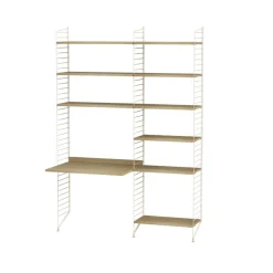 Clearance String Estante , Roble, 78x30 cm, paquete de 3 Beige
