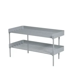 Best SMD Design Estante zapatero Alfred, claro, pieza de montaje Gris