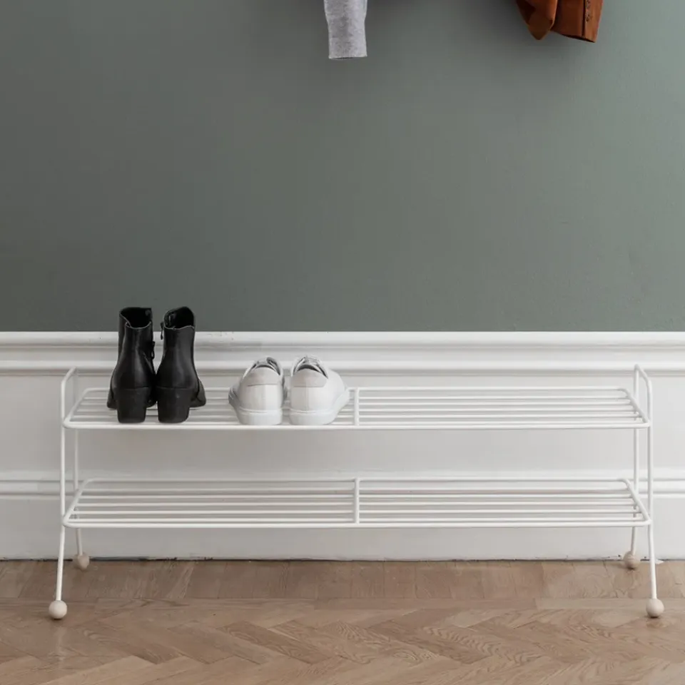 Sale Maze Estante zapatero Bill Shoe Shelf L, Blanco