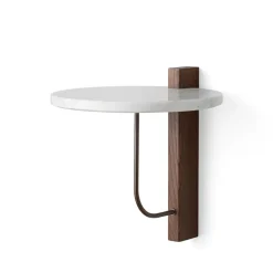 Discount Audo Copenhagen Estantería Corbel, Mármol carrara, roble teñido oscuro MarrónBlanco