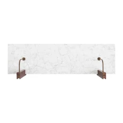 New Audo Copenhagen Estantería Corbel 100x30cm, Marble carrara Multi