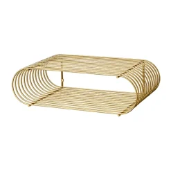Sale AYTM Estantería Curva, latón Color dorado