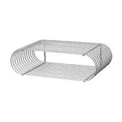 Outlet AYTM Estantería Curva, plata Plateado
