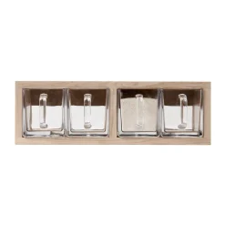 Best Andersen Furniture Estantería de pared A-Organizer 1 52x18x17 cm, Oak Marrón
