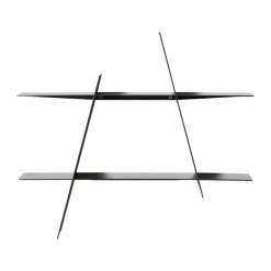 Sale Andersen Furniture Estantería de pared A-Shelf Medium 52x9x46 cm, Black Negro
