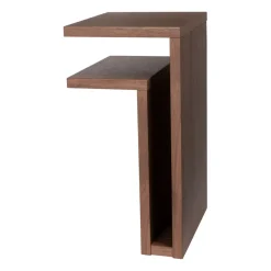 Hot Maze Estantería de pared F-shelf nogal, estante a la izquierda Marrón