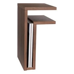 Online Maze Estantería de pared F-shelf nogal, estante a la derecha Marrón
