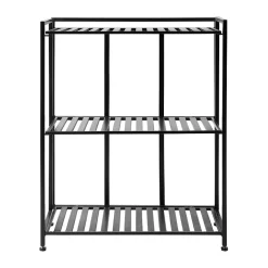 Best MUUBS Estantería de pared Manhattan Low 65,5x33x79,5 cm, Black Negro