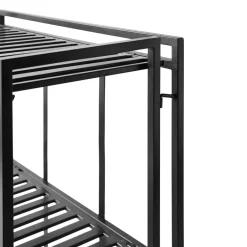 Best MUUBS Estantería de pared Manhattan Low 65,5x33x79,5 cm, Black Negro